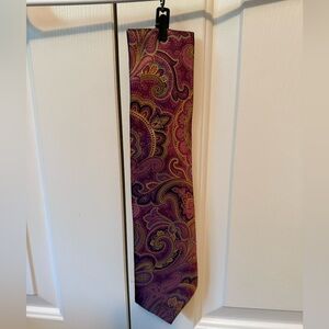 Canali Silk Paisley Patterned Tie